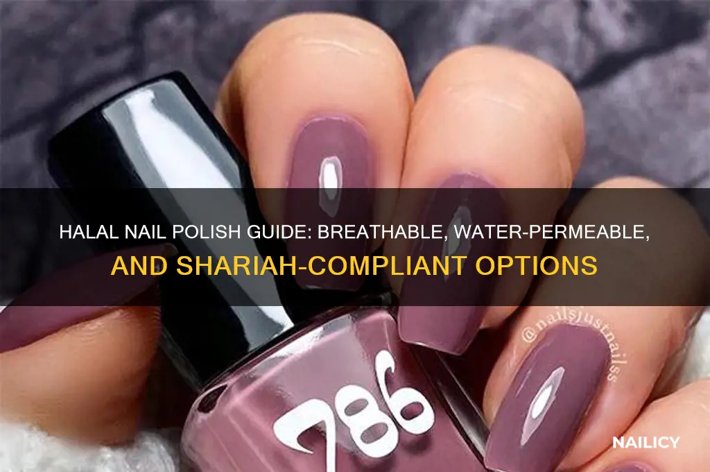 which nail polish is halal