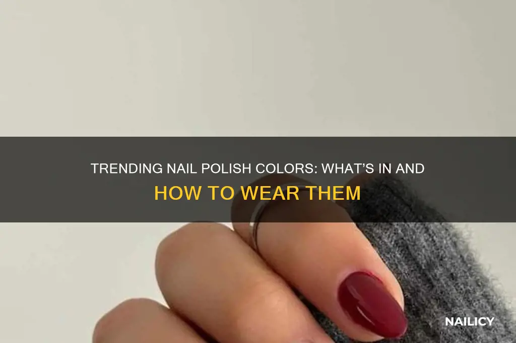 which nail polish is in