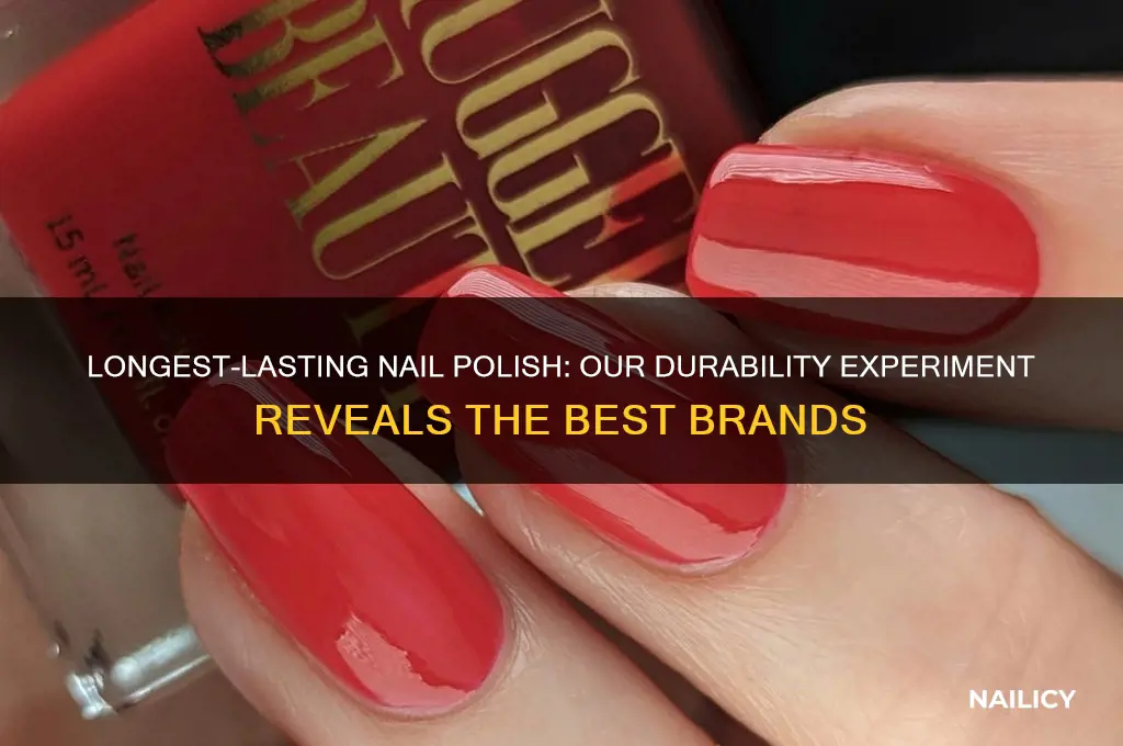 which nail polish last longer experiment