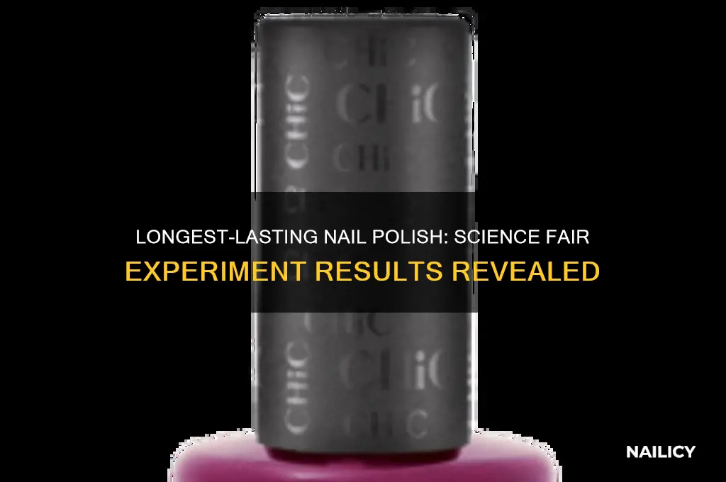 which nail polish lasts the longest science fair