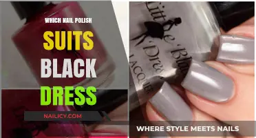 Perfect Nail Polish Shades to Complement Your Elegant Black Dress