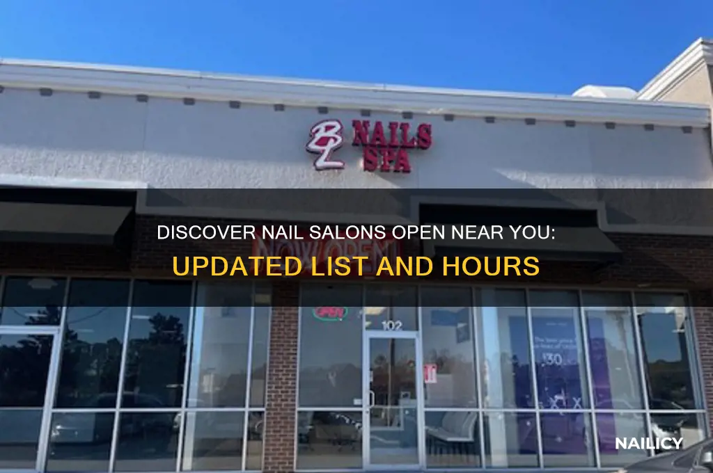 which nail salons are still open