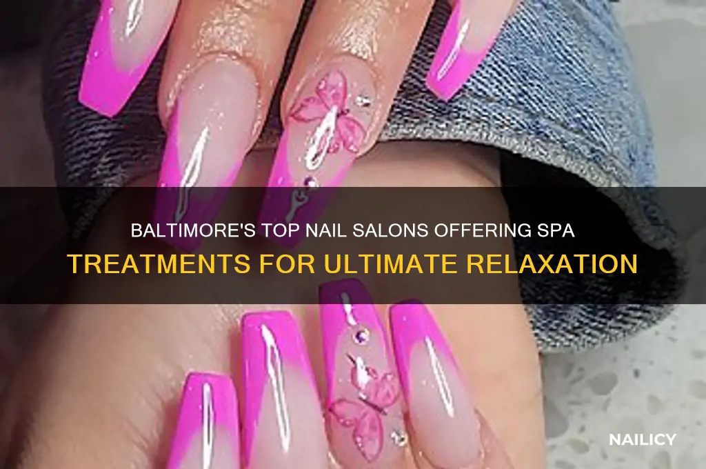 which nail salons in baltimore takes spa