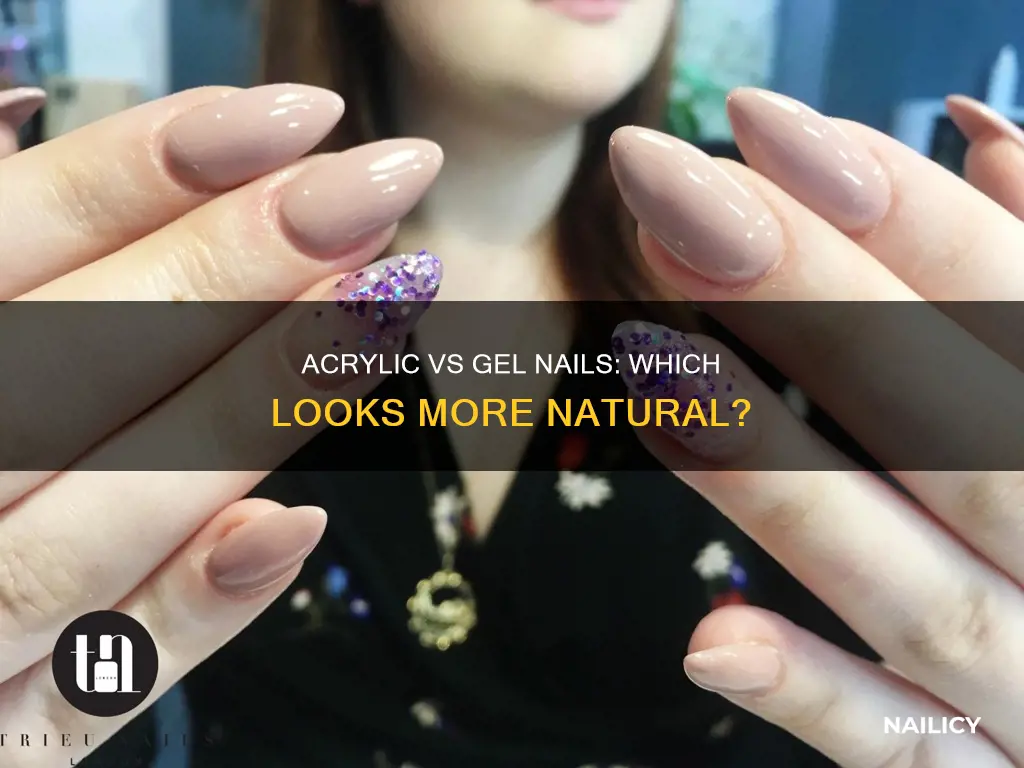 which nails look more natural between acrylic and gel nails