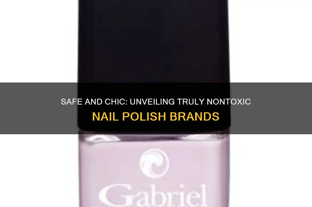 which nontoxic nail polishes are actually nontoxic