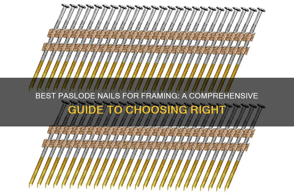 which paslode nails for framing