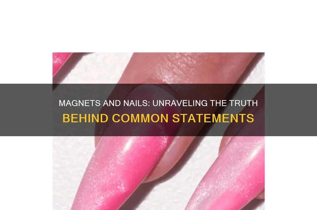 which statment is true about magnet and nails
