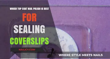 Best Top Coat Nail Polish for Sealing Microscope Coverslips