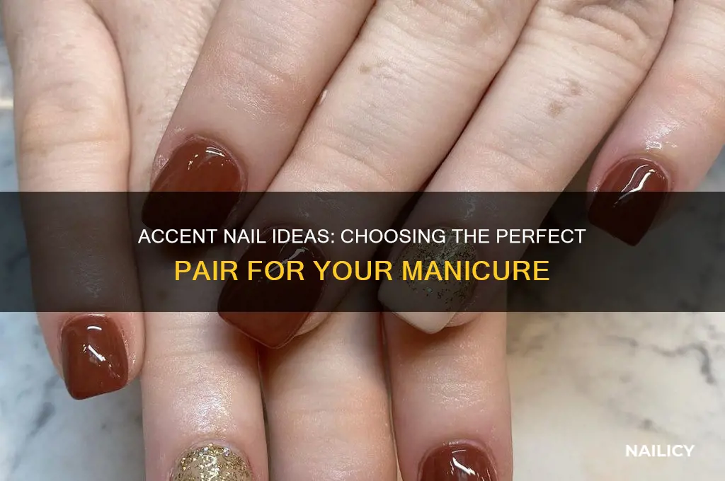 which two nails should be accent nails