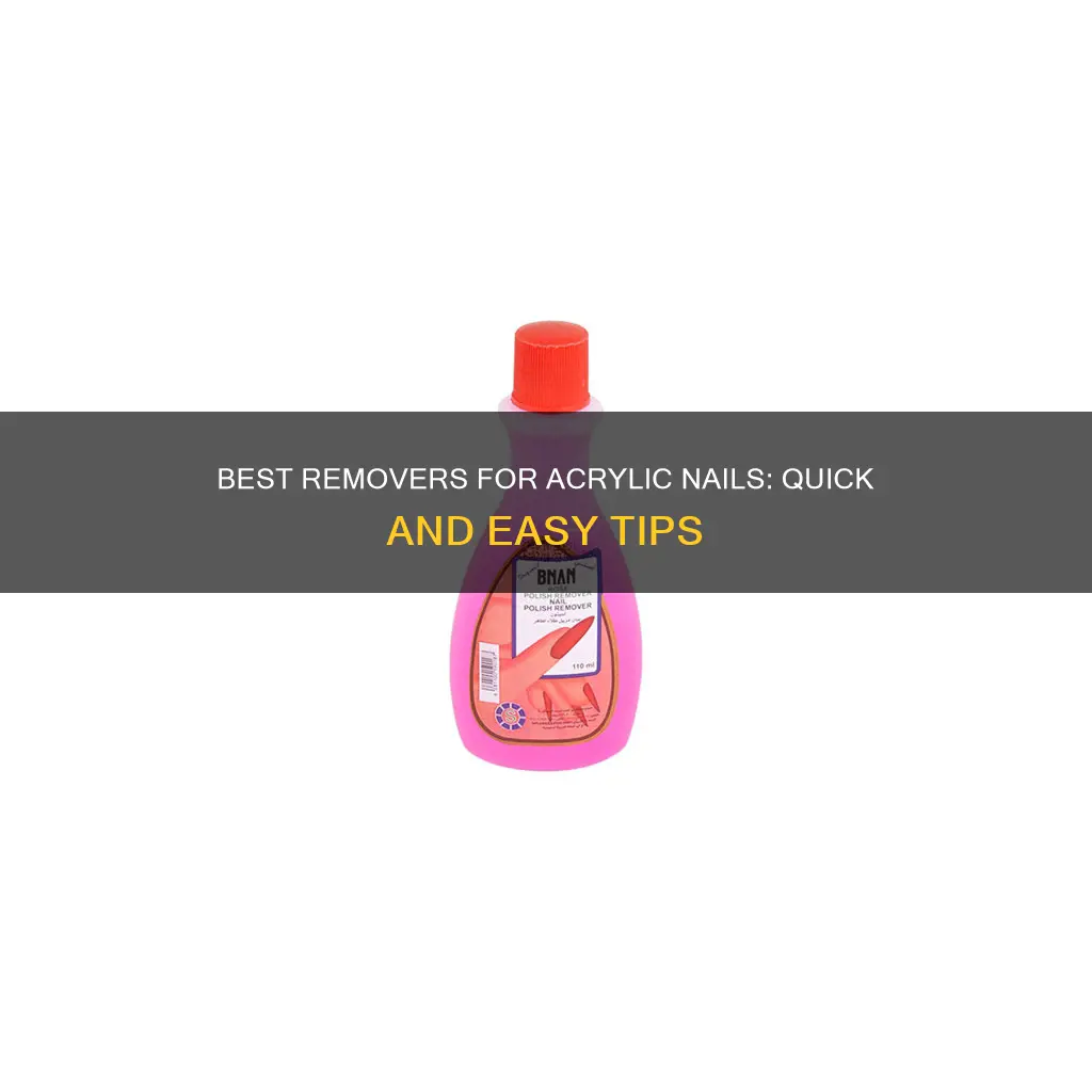 which type of nail polish remover for acrylic tip removal