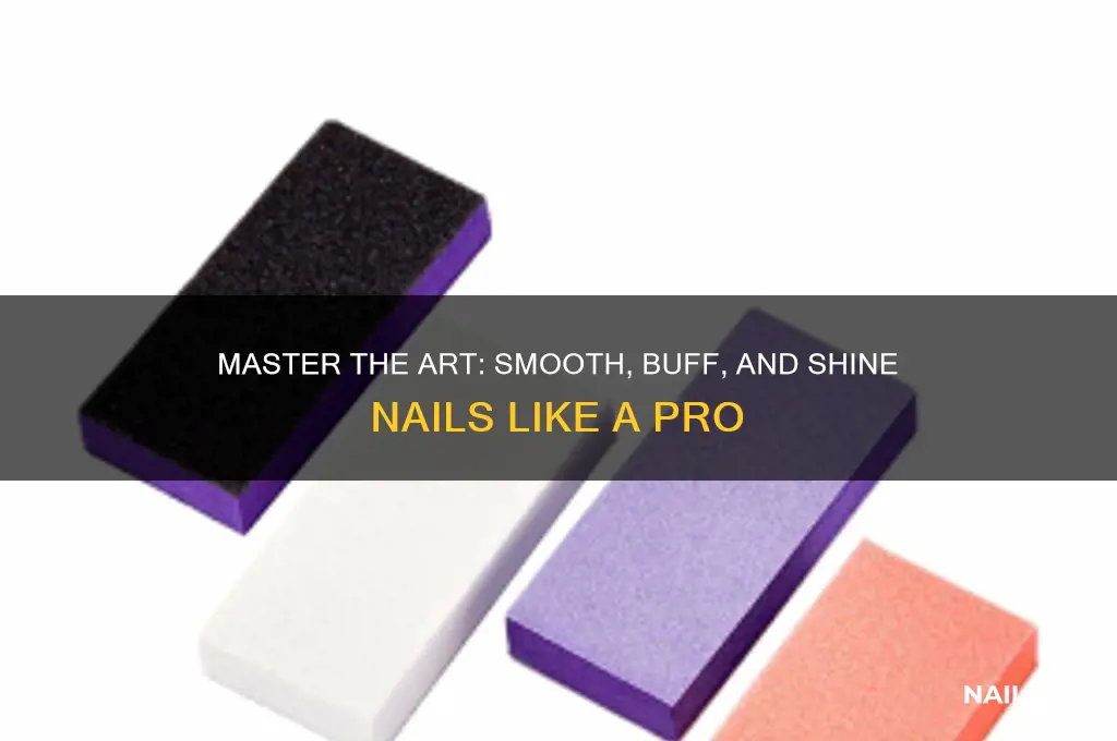 which way to smooth buff and shine nails