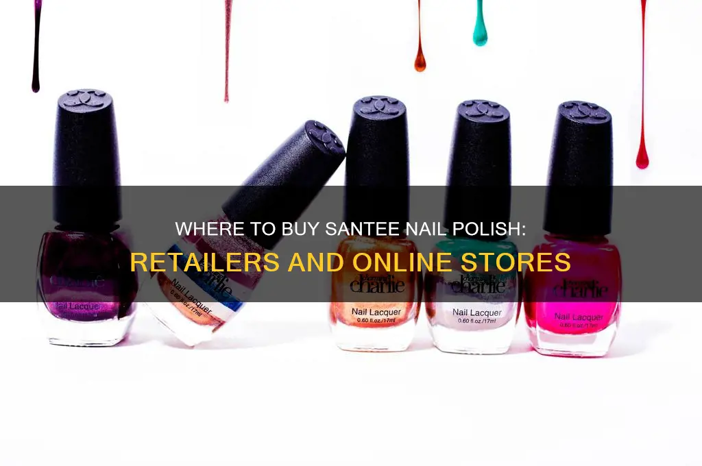 who carries santee nail polish