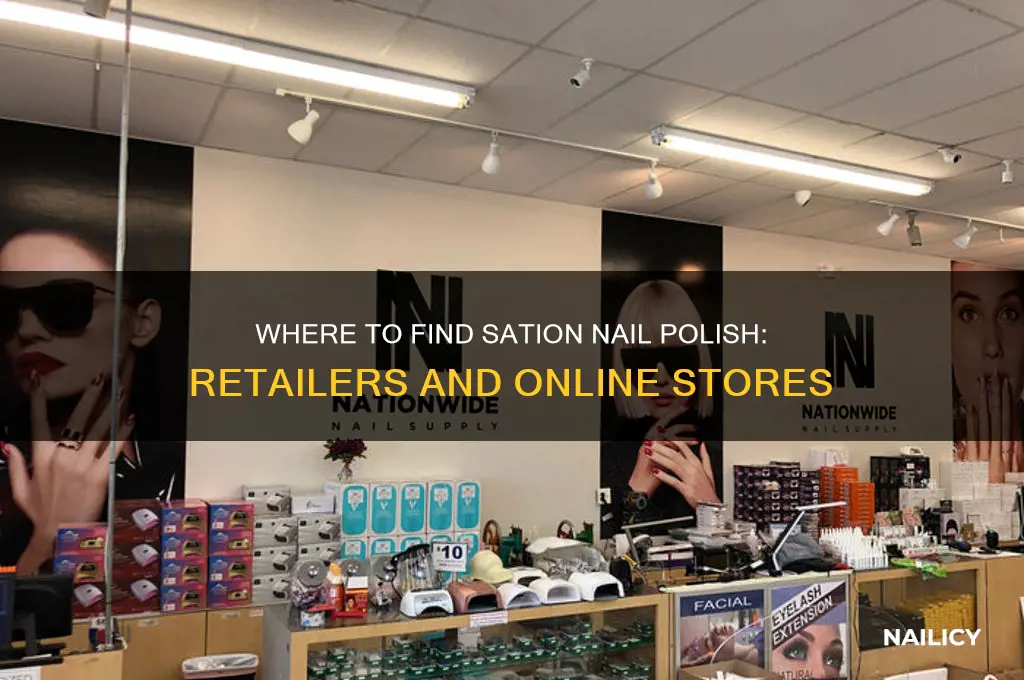 who carries sation nail polish