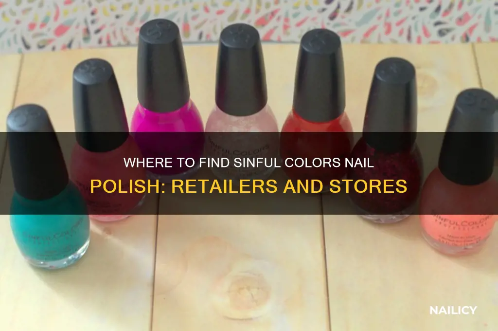 who carries sinful colors nail polish