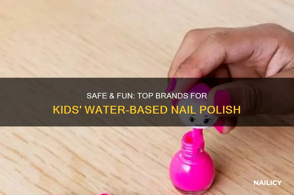 who carries water base nail polish for kids