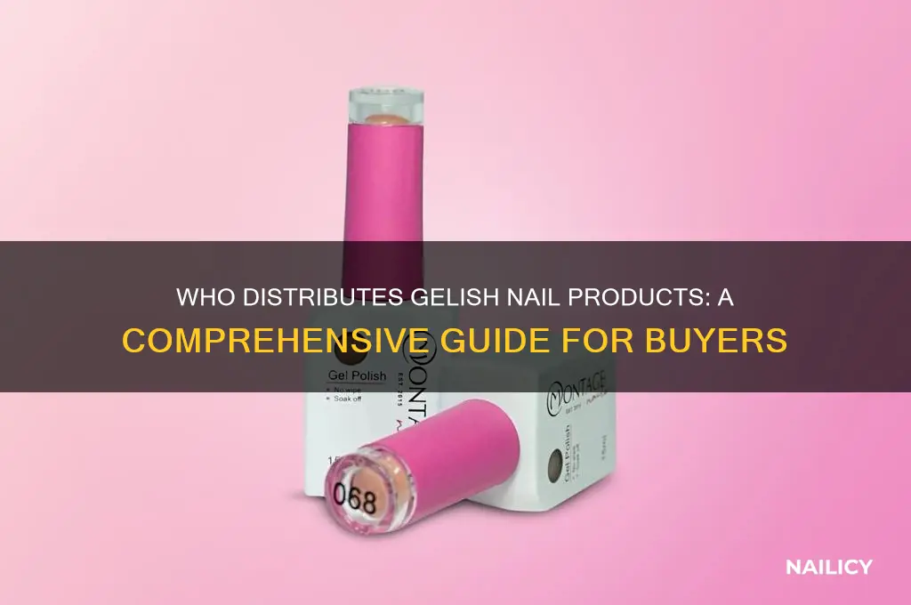 who distributes gelish nail products