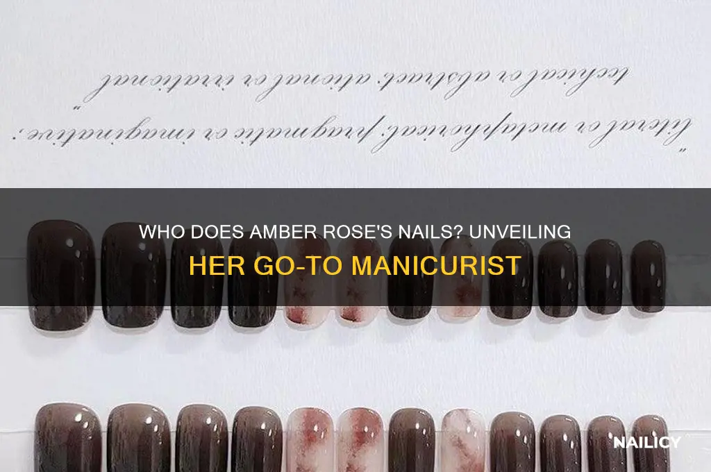 who does amber rose nails