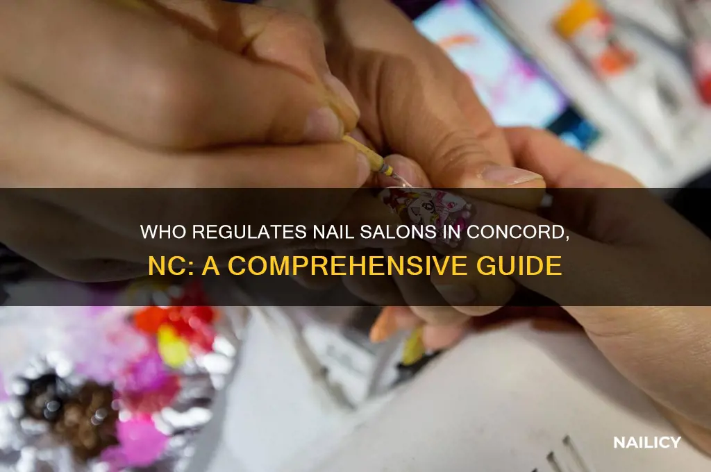 who governs nail salons in concord nc