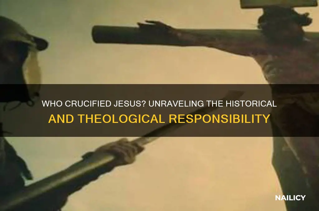 who had jesus nailed to the cross