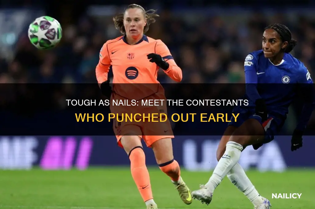 who has punched out on tough as nails