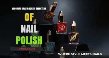 Discover the Top Retailer with the Largest Nail Polish Collection