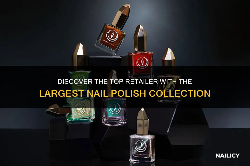 who has the biggest selection of nail polish