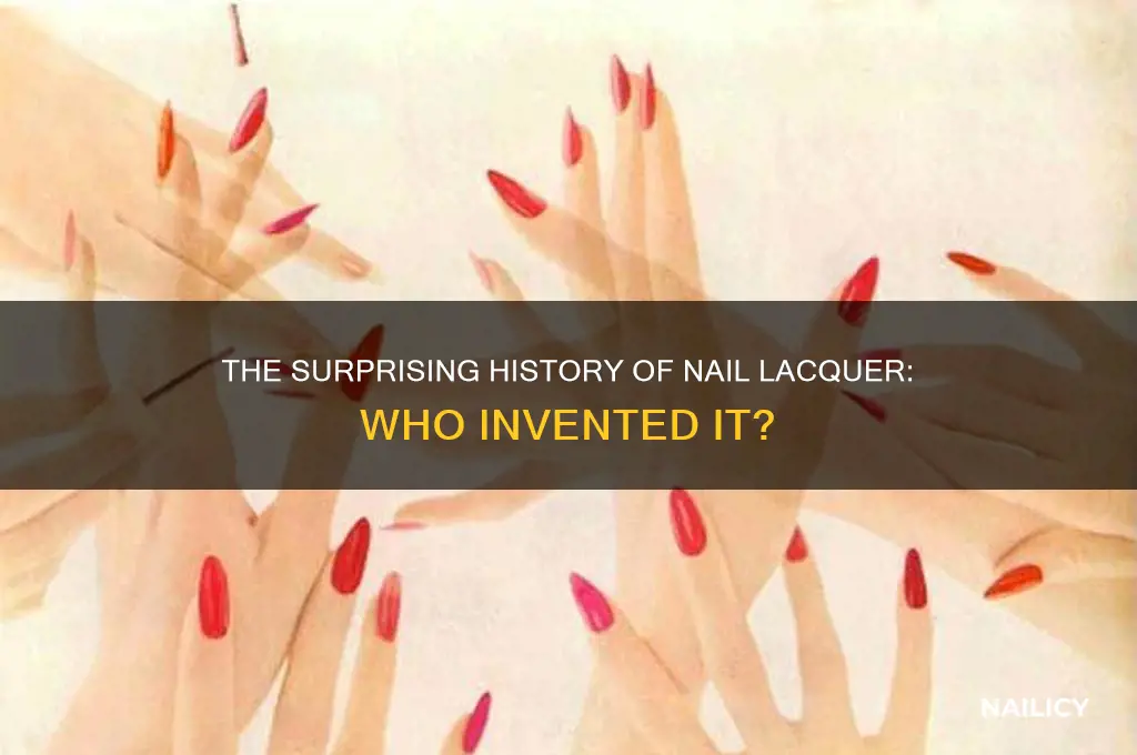 who invented nail lacquer