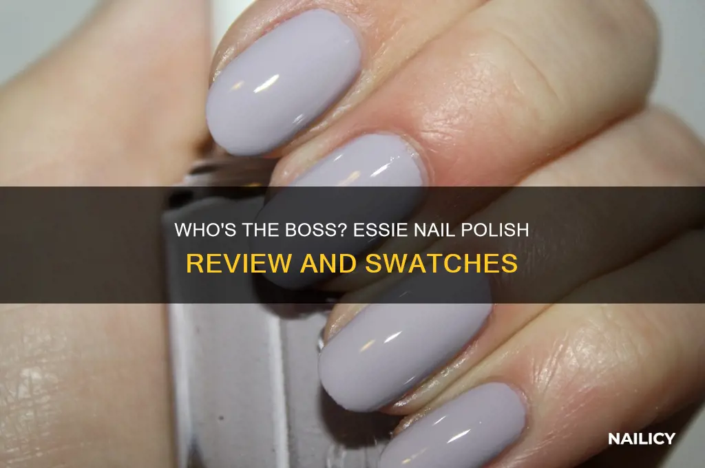 who is the boss essie nail polish