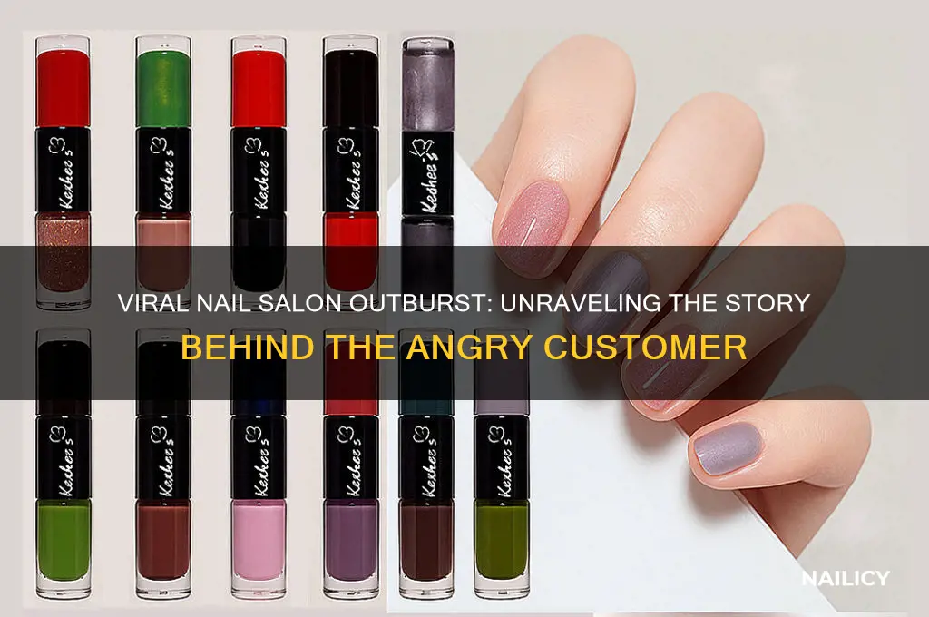 who is the lady that yelled at nail salon worker