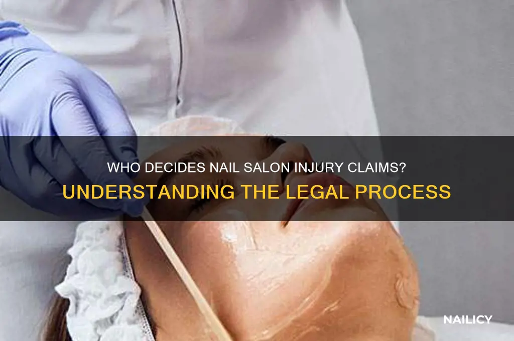who judges nail salon induced injury cases