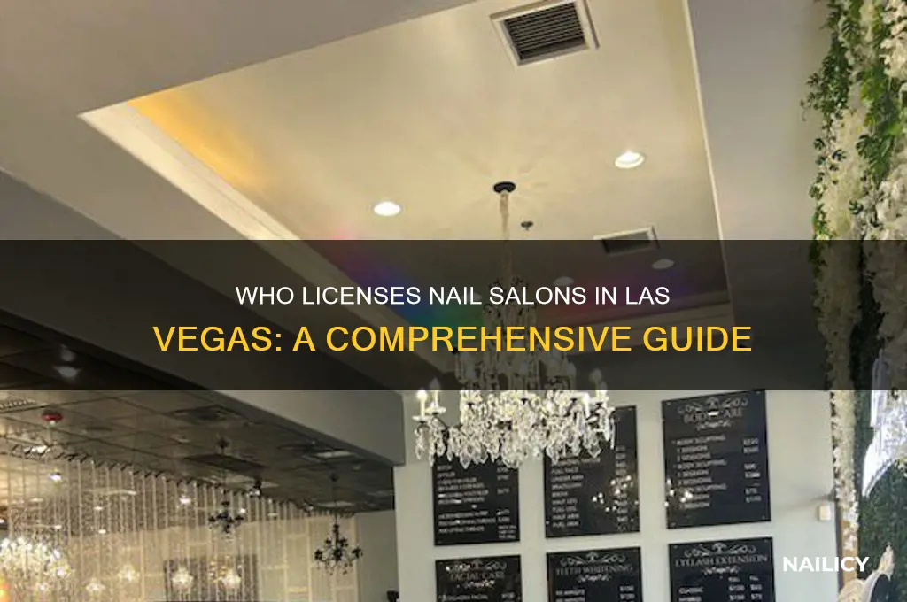 who licenses nail salon in las vegas
