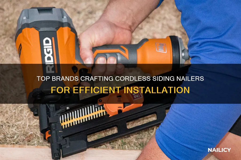 who makes a cordless siding nailer