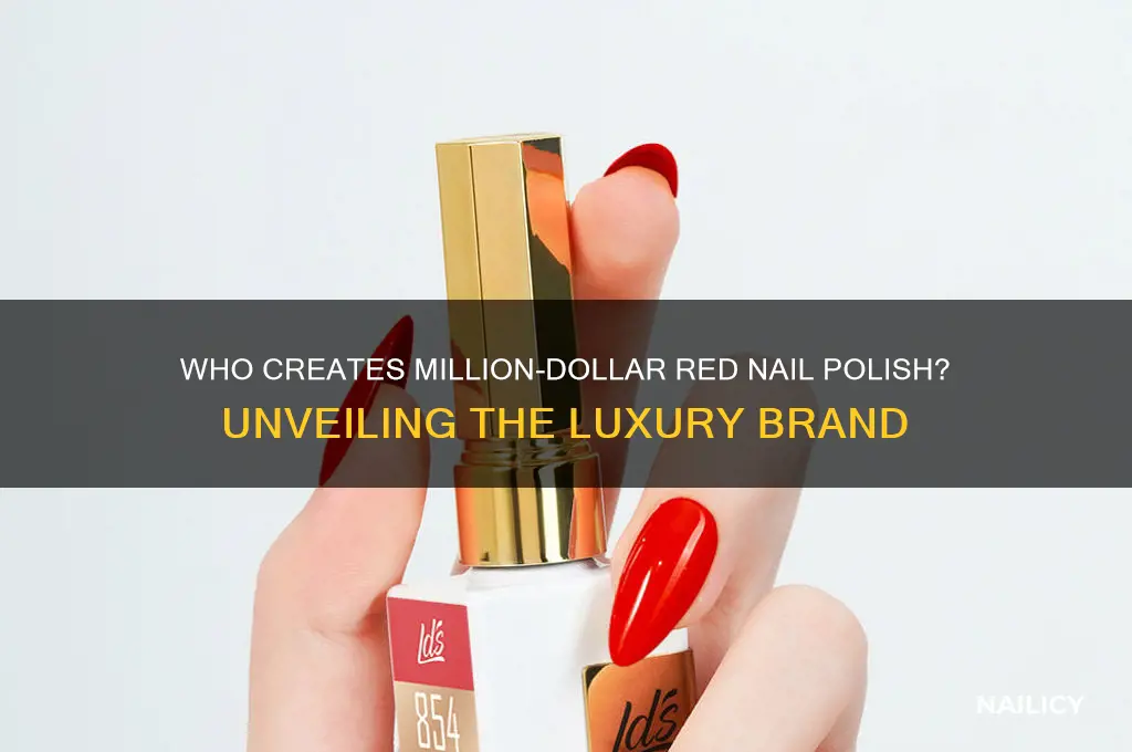 who makes million dollar red nail polish