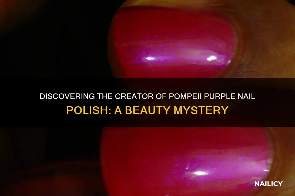 who makes pompeii purple nail polish