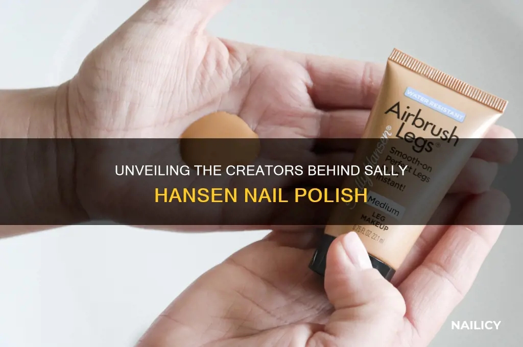 who makes sally hansen nail polish