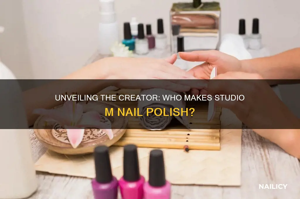 who makes studio m nail polish