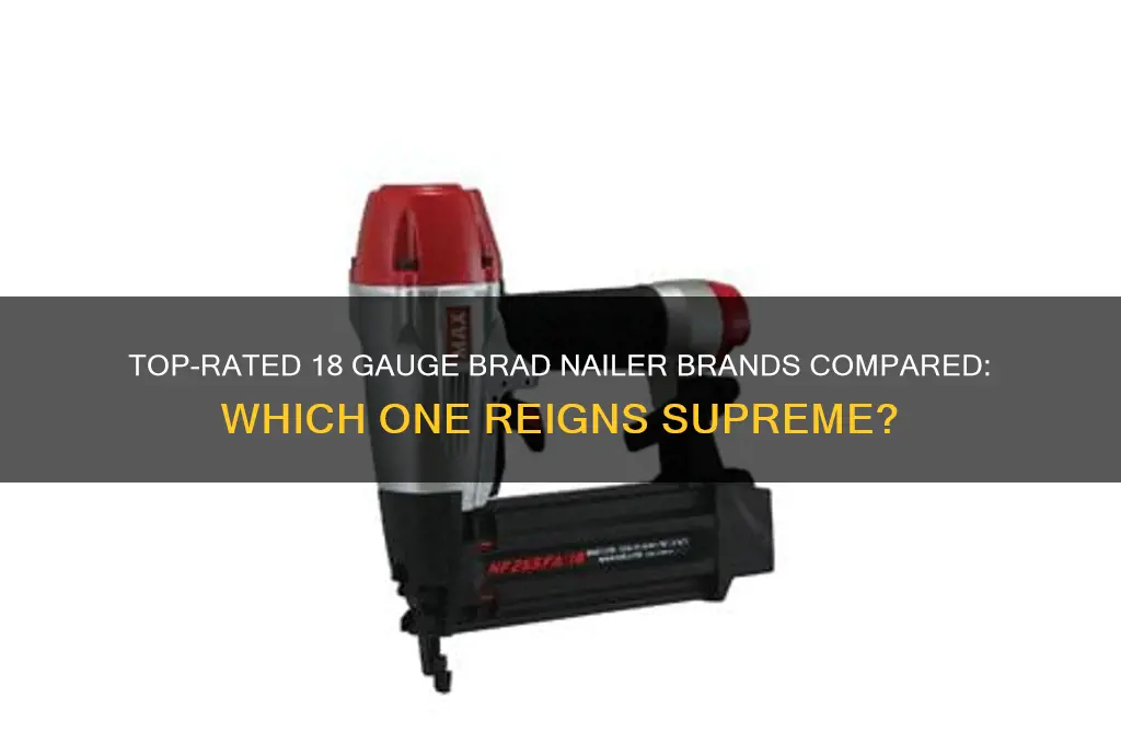 who makes the best 18 gauge brad nailer