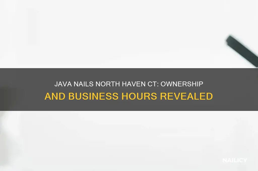 who owns java nails north haven ct hours