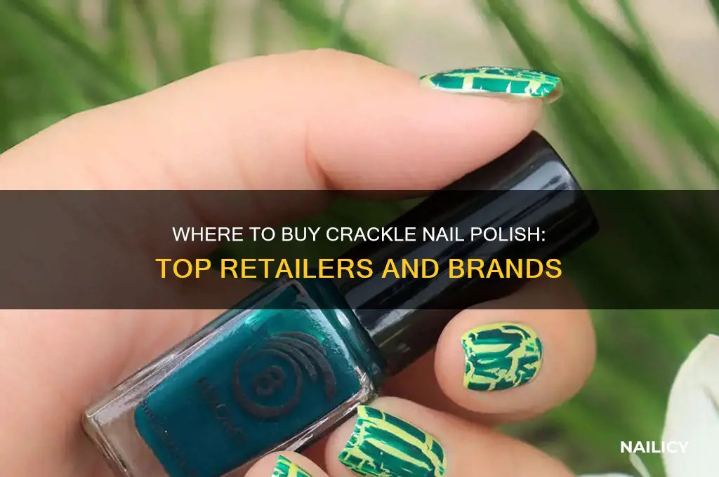 who sells crackle nail polish