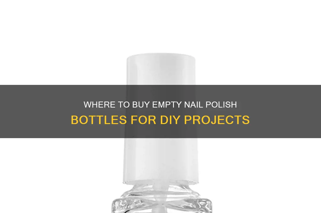 who sells empty nail polish bottles