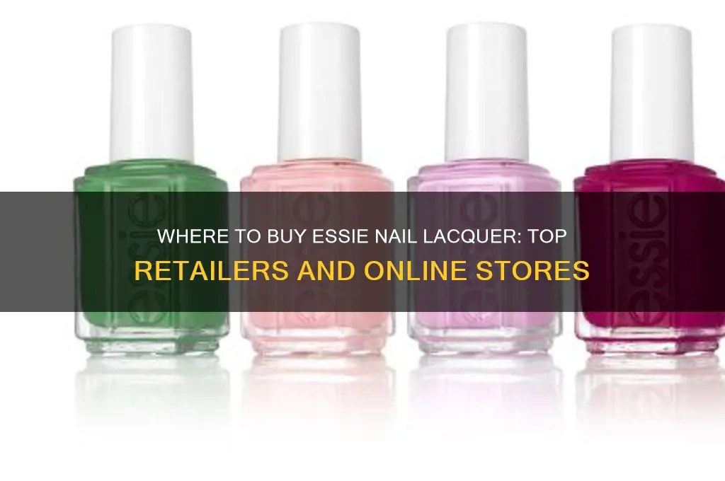 who sells essie nail lacquer