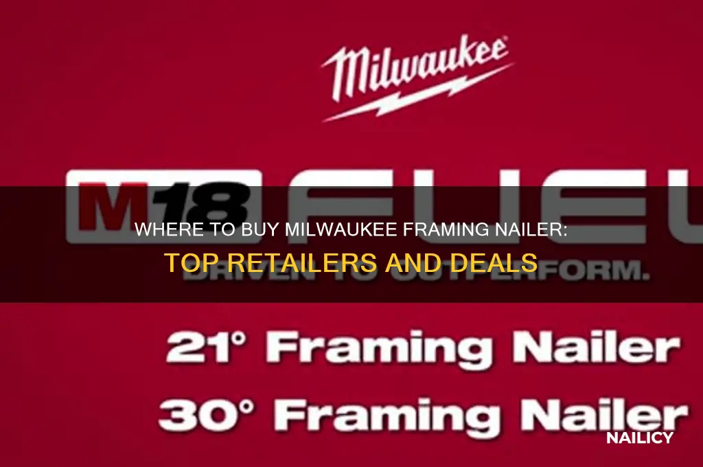 who sells milwaukee framing nailer