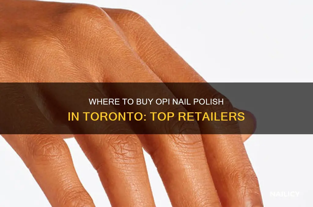who sells opi nail polish in toronto