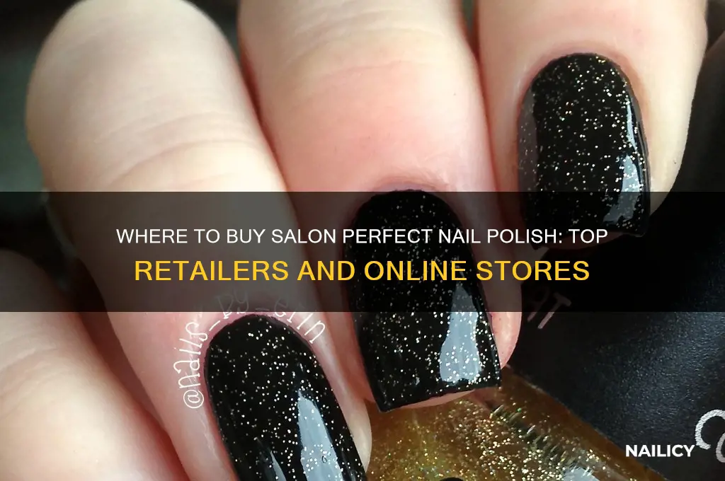 who sells salon perfect nail pish
