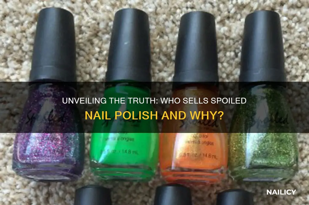 who sells spoiled nail polish