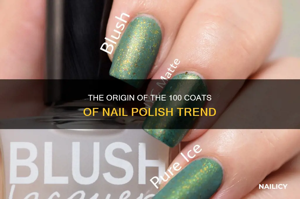 who started 100 coats of nail polish