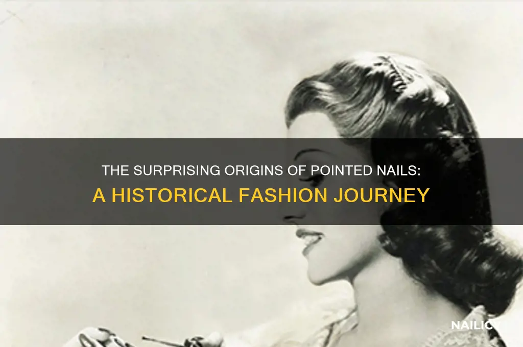 who started the pointed nails