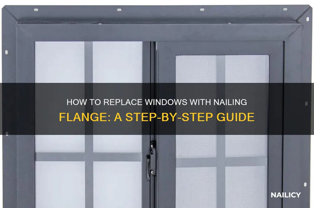 who to replace windows with nailing flange