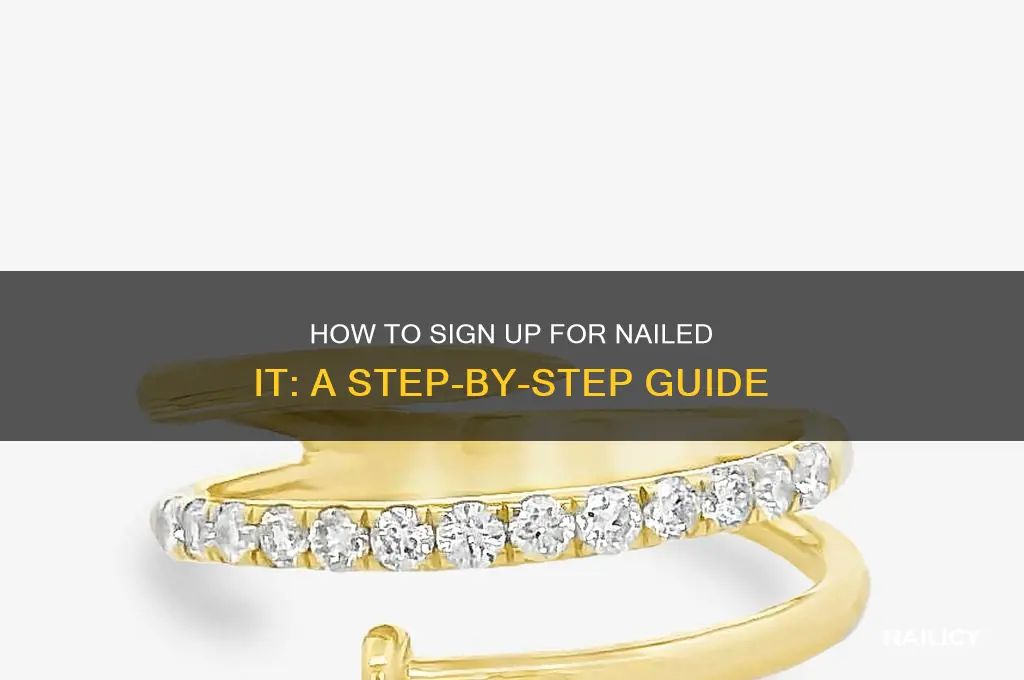 who to sign up for nailed it