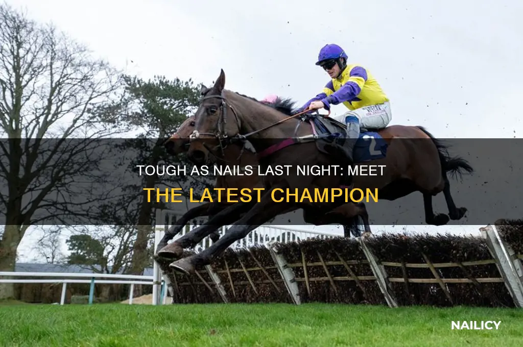 who won tough as nails last night